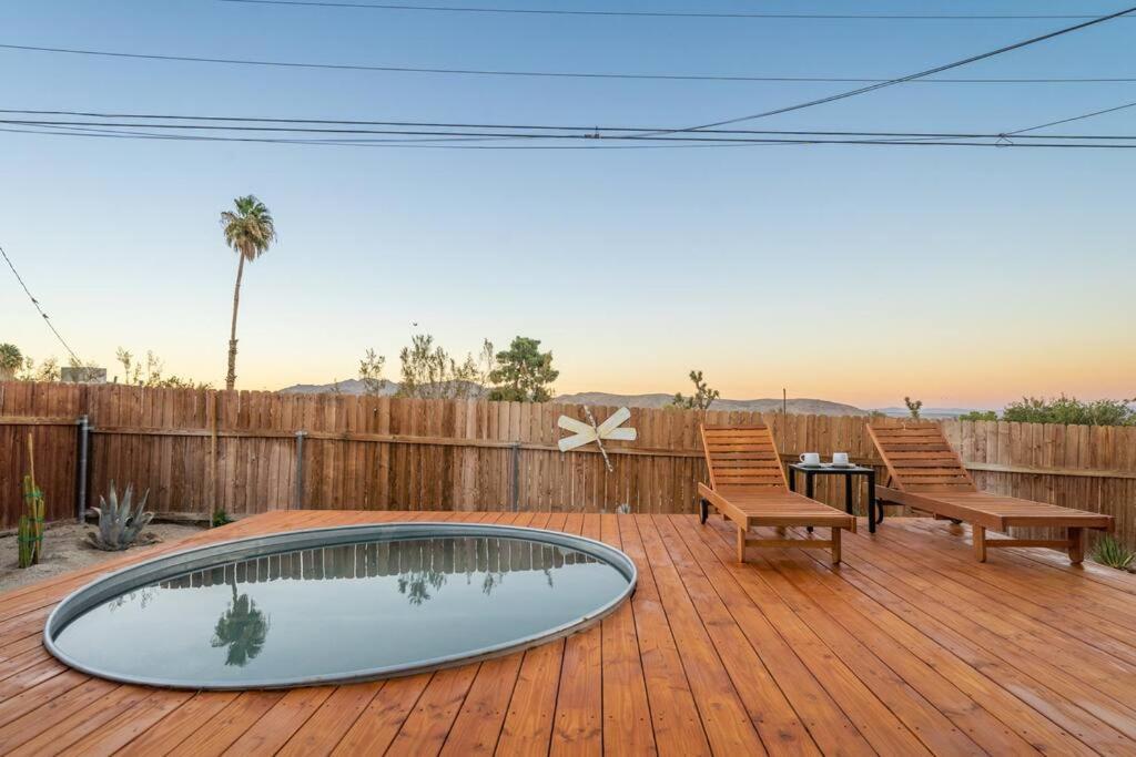فيلا Palm Vista Retreat *Hot Tub/Cowboy Pool/Hammocks* جوشوا تري المظهر الخارجي الصورة